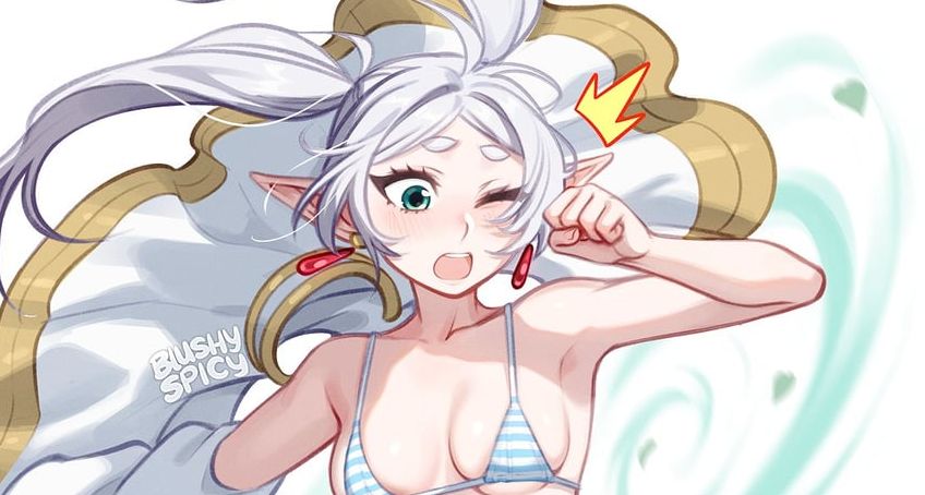 【画像】葬送のフリーレン見たことないんだけど、フリーレンもびっくりさせられたら「きゃっ」とか「ひゃん」とか可愛い声出すの？ｗｗｗｗｗ
