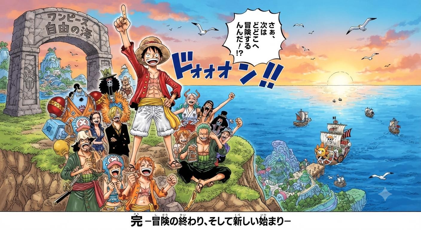 【悲報】ワイ「漫画ワンピースのラストシーンをを生成して」Gemini、ChatGPT「……」 ( 21 )