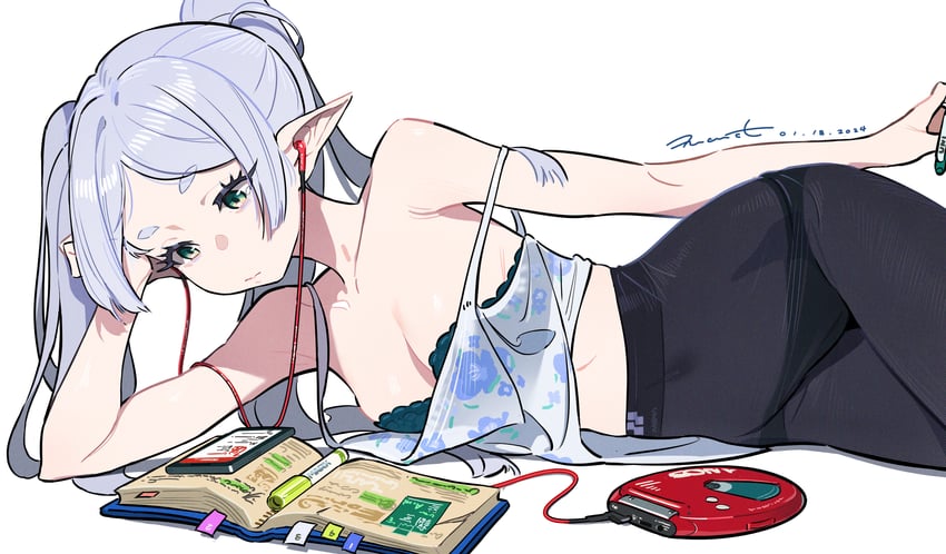 【画像】フリーレン「面倒くさいから早く済ませてよね…」（仰向けｽﾏﾎﾎﾟﾁﾎﾟﾁ