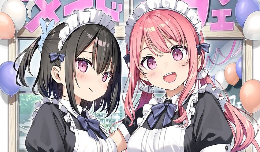 【画像】女の子たち「メイド喫茶やってま〜す♡ぜひいらしてください♡」